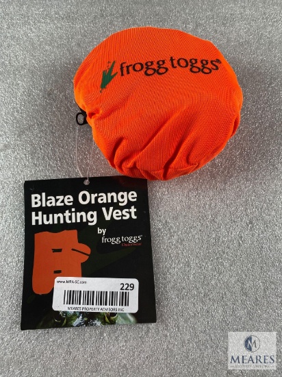 Blaze Orange Hunting Vest by frogg toggs - One Size