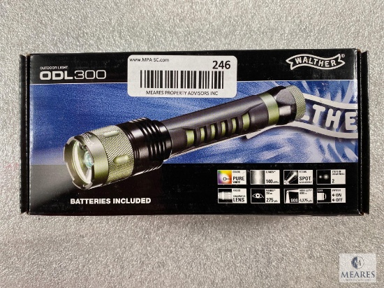NEW - Walther ODL-300 Outdoor Light Flashlight