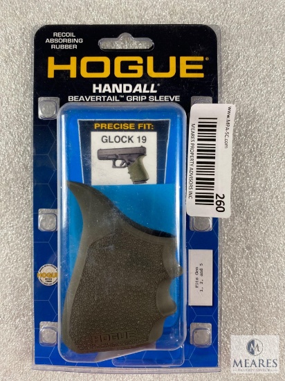 NEW - HOGUE HandALL Beavertail Grip Sleeve - Glock 19 - OD Green