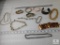 Lot of Costume Bracelets & Chains includes Copper, Silver tone, gold tone, etc