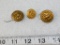 Lot of (3) Superior Quality marked Brass Buttons possibly military