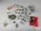 Jewelry Crafters Lot - Unmatched Earrings, Watch Bands, Batteries, etc