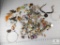 Jewelry Crafters Lot - Rhinestones, Chains, Unmatched Earrings, etc