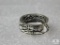 Mens ring size 11 Costume silver tone band like Liberty Coin 1945