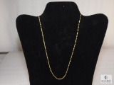 14k Yellow Gold Necklace approx 17