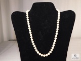 Cultured Pearl Necklace with 14k Clasp approx 17