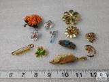 Lot of Vintage Costume Pins