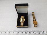 Lot Men's Quartz Wrist Watches Hamilton and Seiko