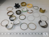 Lot of Vintage Bracelets - Bangles, Cuffs, etc