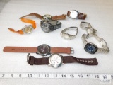 Lot of Men's Wrist Watches and Bands