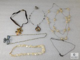 Lot (4) Costume Necklaces Various Lengths