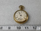 Vintage Sears Pocket Watch - Glass is broken, Needles are bent