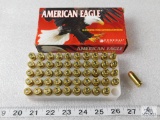 50 Rounds American Eagle .40 S&W Ammo 165 Grain FMJ