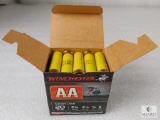 25 Rounds Winchester AA 20 Gauge Shotgun Shells 2-3/4
