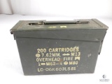 500 Count 5.56 Lake City Ammo in Metal Ammo Can