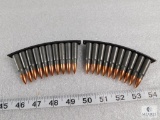 20 Rounds 7.62x39 123 Grain FMJ on Stripper Clips (2 clips of 10 rounds each)
