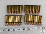 40 Rounds .223 REM 55 Grain FMJ Ammo on Stripper Clips (4 clips of 10 rounds each)