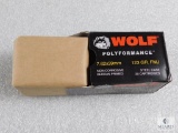 20 Rounds Wolf Ammo 7.62x39mm 123 Grain FMJ Steel Case