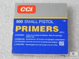 100 Count CCI 500 Small Pistol Primers