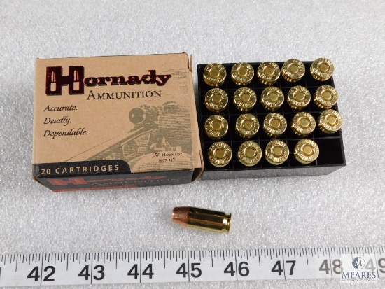 20 rounds Hornady Custom .45 acp ammo. 230 grain XTP hollow point