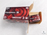 400 round brick of Federal .22 long rifle ammo. 38 grain copper plated hollow point. 1260 FPS
