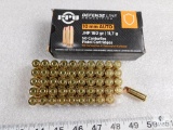 50 rounds Prvi Partizan PPU 10mm defense ammo. 180 grain jacketed hollow point.