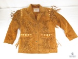 Smith & Wesson Vintage Collection Brown Suede Leather Tassel Jacket