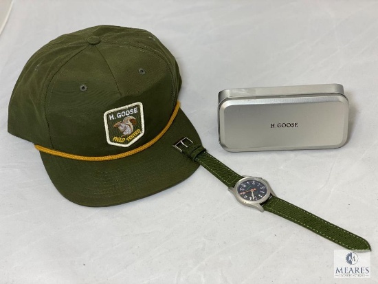 H GOOSE FIELD WATCH AND FISHING HAT