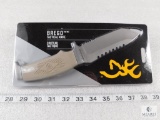 New Browning Brego Tactical Fixed Blade Knife with Sheath