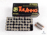 50 Rounds TulAmmo .357 Magnum Ammo 158 Grain FMJ