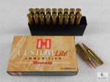 20 Rounds Hornady Custom Lite 7mm Rem Mag Ammo 139 Grain SST