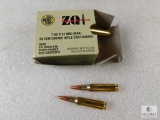 20 Rounds ZQI 7.62x51mm Nato 147 Grain FMJ Ammo