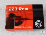 50 Rounds Geco .223 REM Ammo 55 Grain