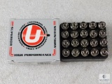 20 Rounds Underwood 9x18 Makarov Ammo 115 Grain Hard Cast 1000 FPS