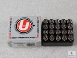 20 Rounds Underwood 9x18 Makarov Ammo 115 Grain Hard Cast 1000 FPS