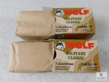 40 Rounds Wolf Military Classic 124 Grain HP 7.62x39mm Steel Case