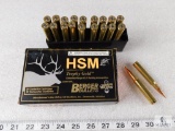 20 Rounds 168 Grain HSM Berger Bullets Ammo
