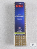 100 Rounds CCI 22 Short Sub-Sonic Low Noise Ammo