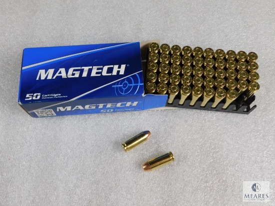 50 Rounds Magtech 10mm Ammo 180 Grain FMJ Brass Case
