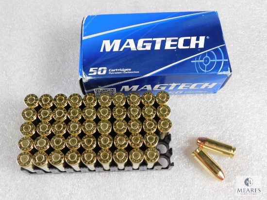 50 Rounds Magtech 10mm Ammo 180 Grain FMJ Brass Case