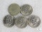 Lot (5) Eisenhower Dollars (4 are Bicentennials)