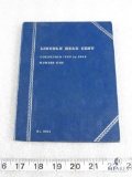 Incomplete Lincoln Memorial cent book - Includes 1909-S VDB