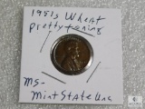 1951-S Wheat Cent
