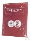 Lincoln cent book - incomplete