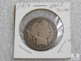 1914-P Barber Half Dollar