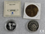 Mixed lot of Tokens and Liberian Coins