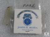 RARE James R Hoffa Teamsters Union Matchbook
