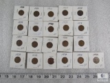 Lot of assorted 1939 Wheat Cents