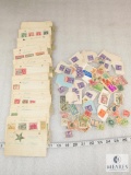 Stamp Collection Lot - Large assortment of Vintage Stamps from Around the World