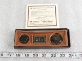 American Treasury Mint - JFK 20-year 24kt Gold-plated set